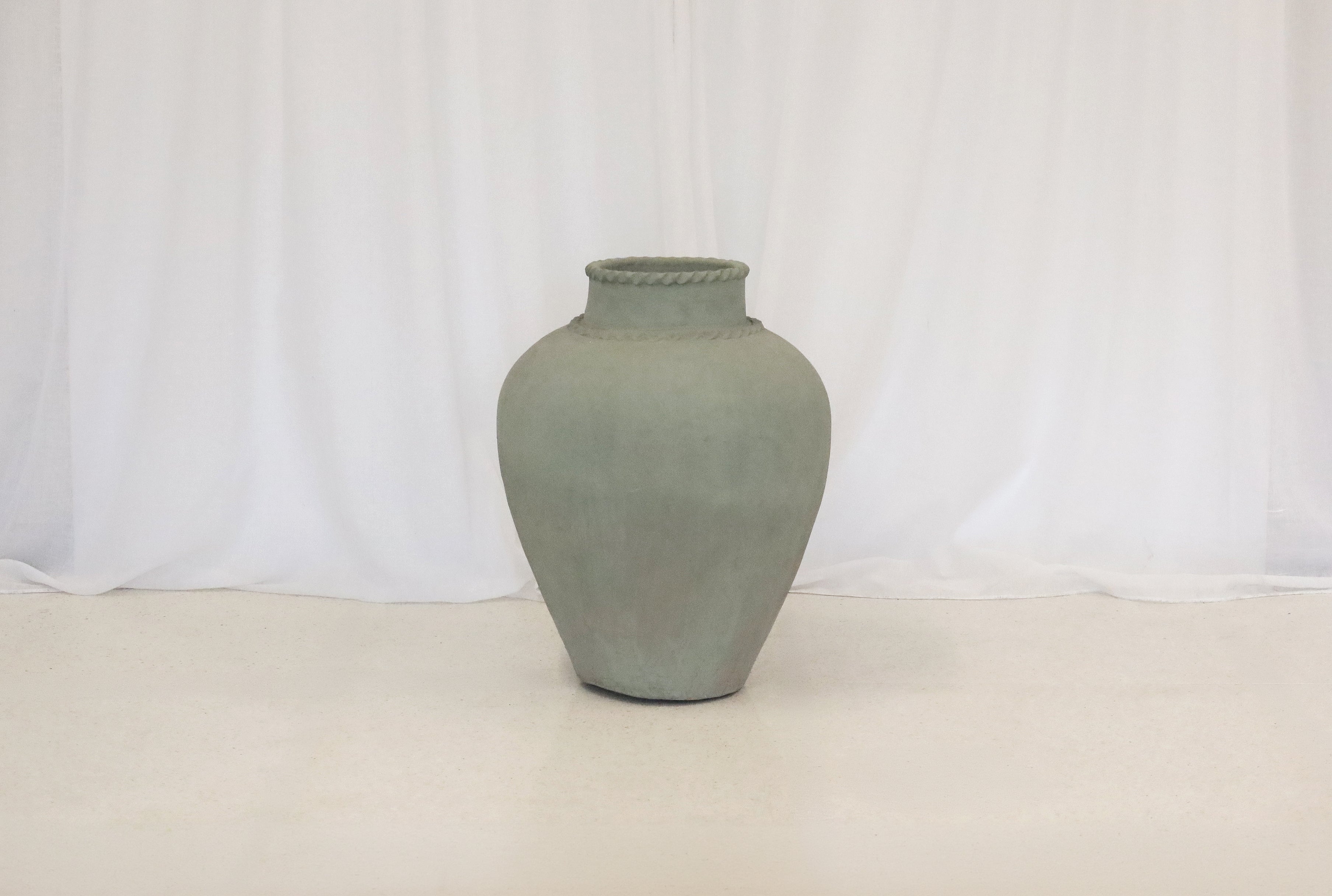 Pot Bibie Green with Ruffles