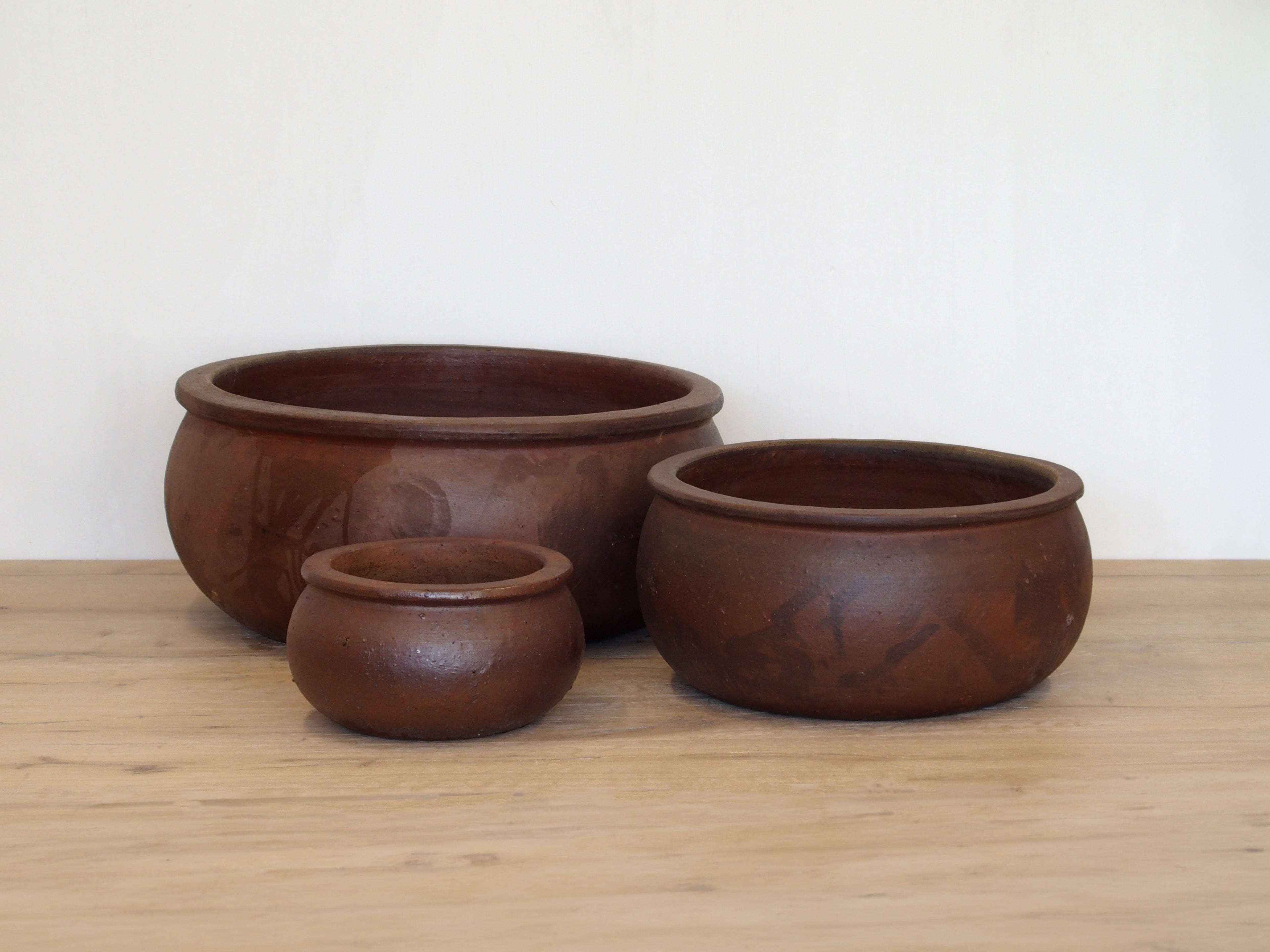 Pot Black Clay Bowl