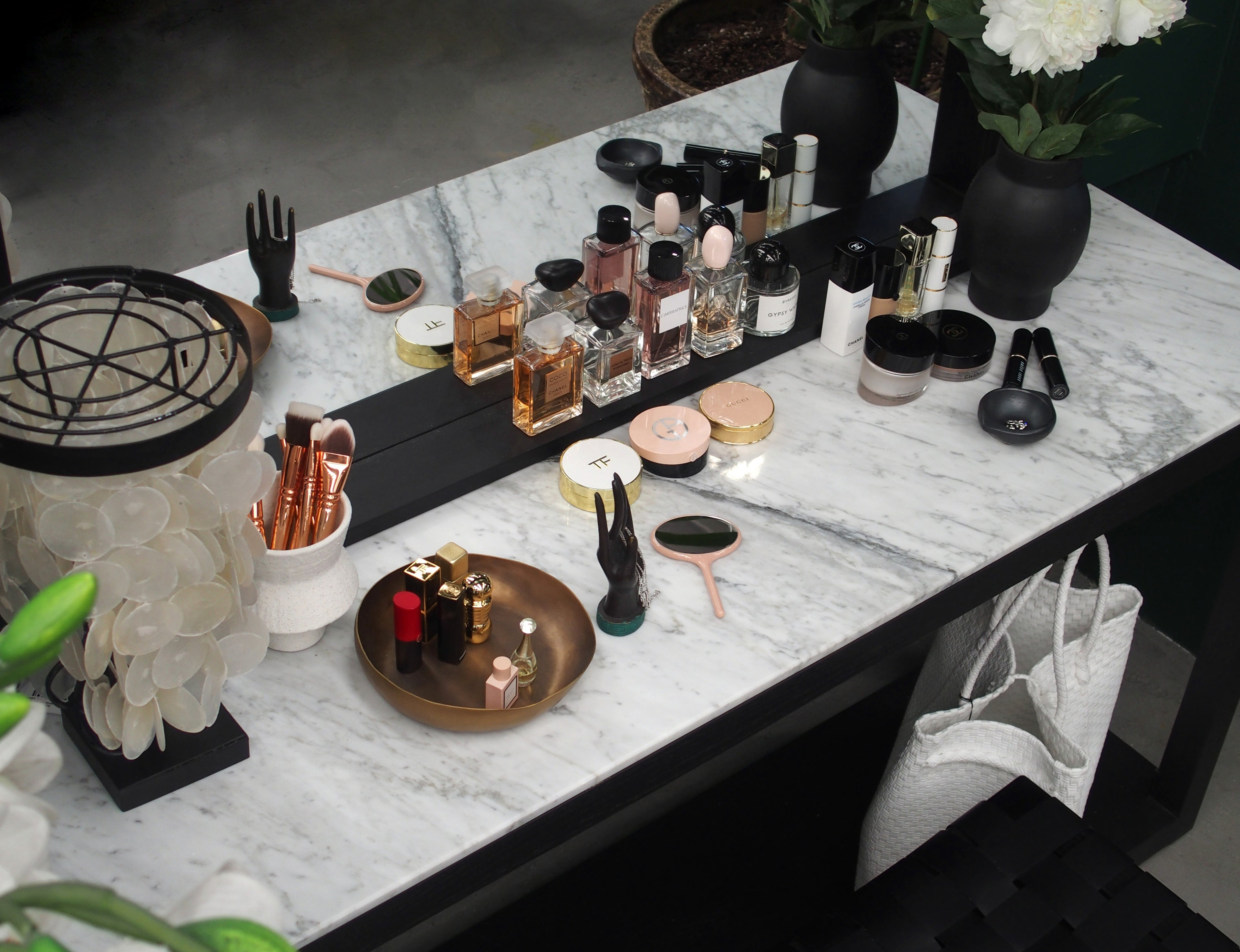 Console Denver with Carrara top