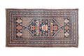 Rug Persian Hand-knotted - Rust/Navy/Dusty Pink