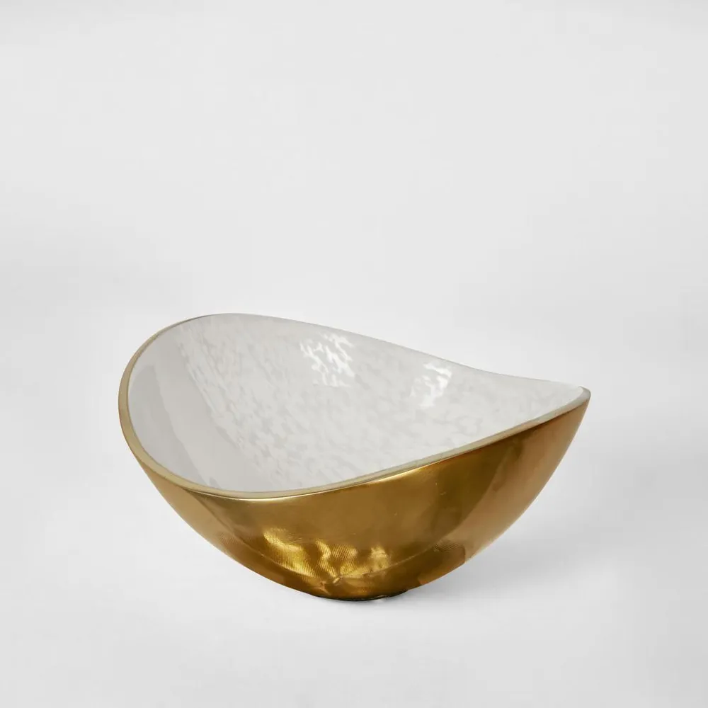 Bowl Elsa Curved White Medium