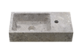 Tundra Limestone Honed Wall-Hung Rectangle Basin