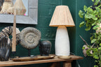 Lamp Base Terracotta Ribbed Tall
