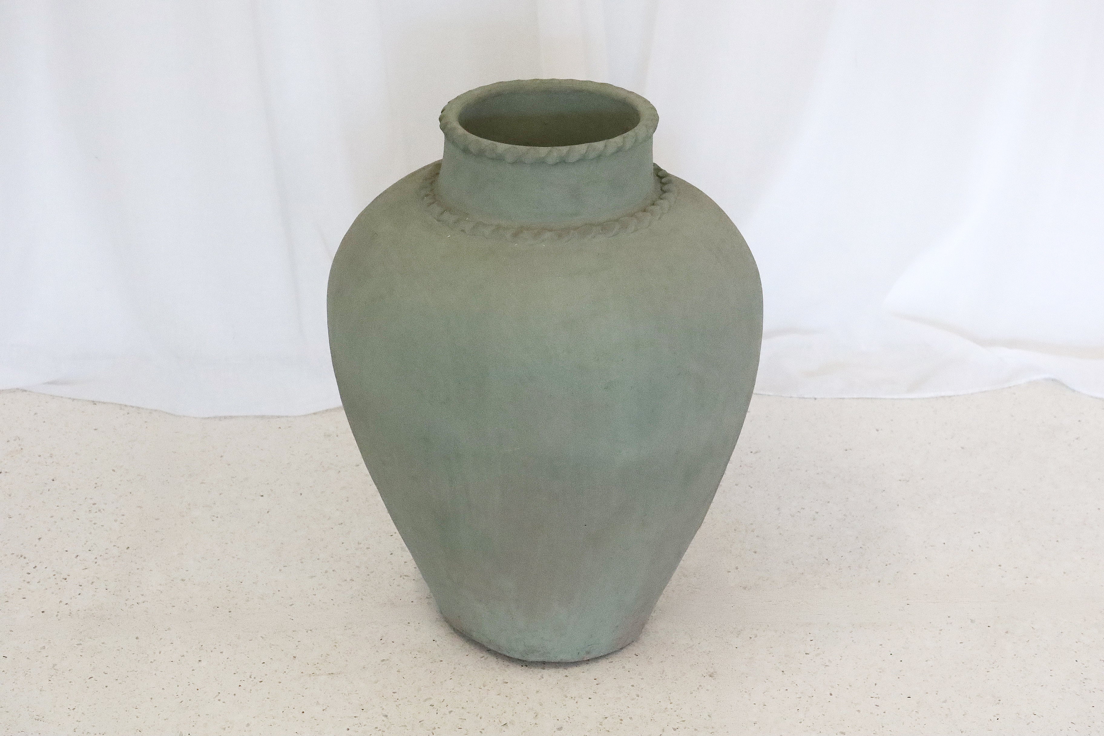 Pot Bibie Green with Ruffles