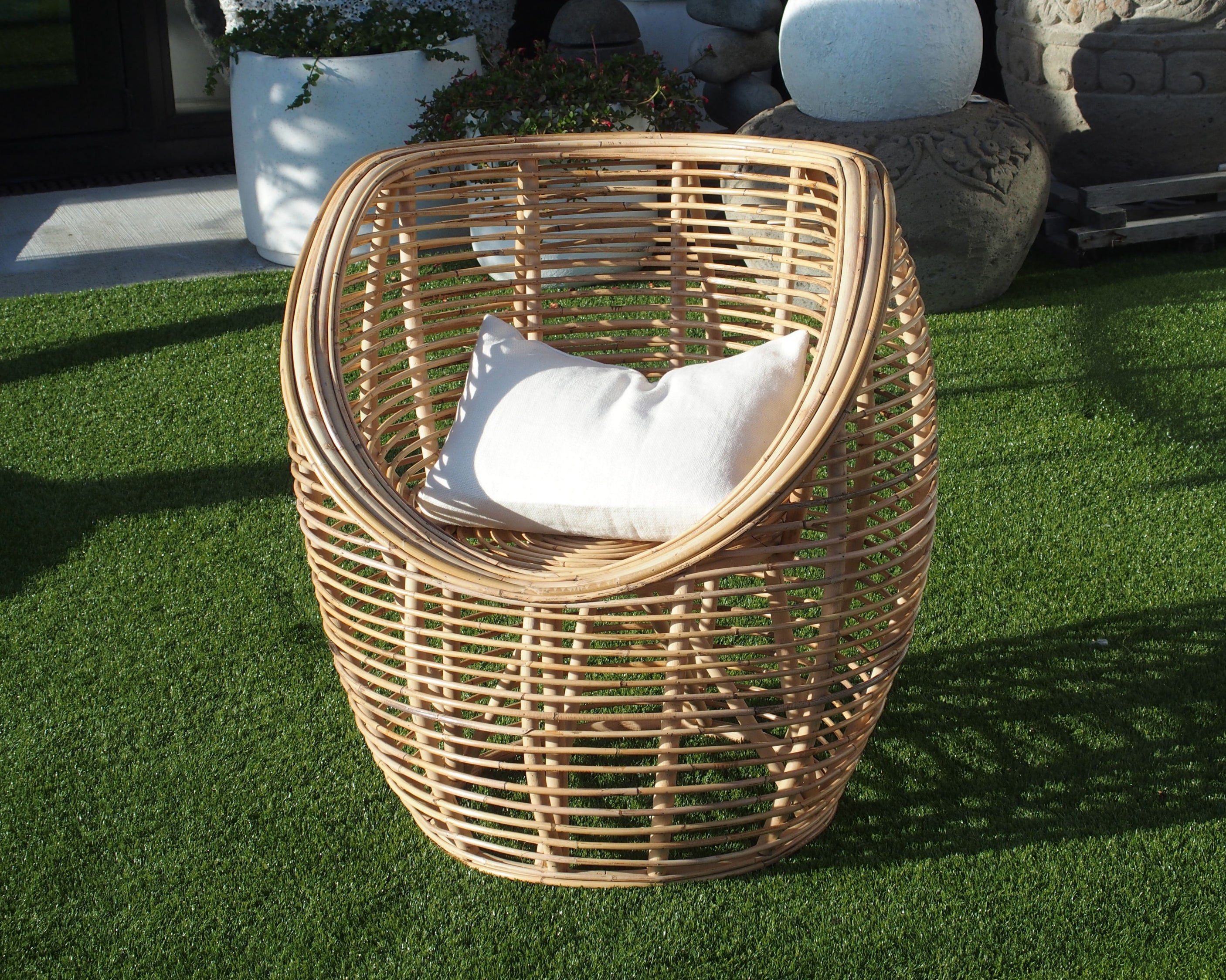 Chair Rattan Round