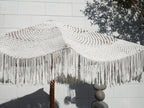 Umbrella White Crocheted
