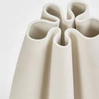 Vase Gatta 3D White Large