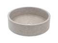 Kahla Light Limestone Honed Round Basin