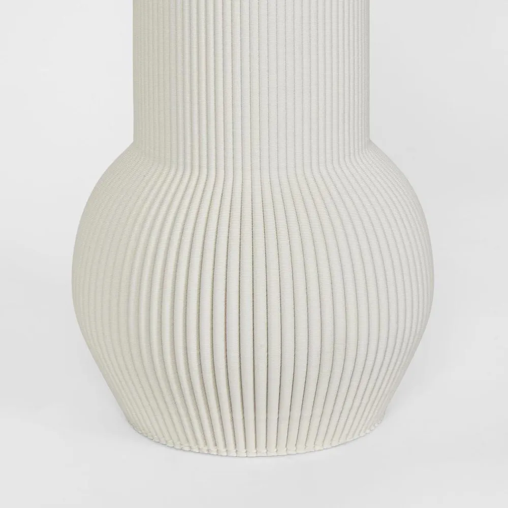 Vase Hend 3D White Large