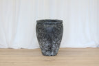 Atlantis Glaze Pot Blue/Black