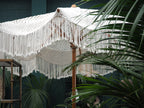 Umbrella White Crocheted