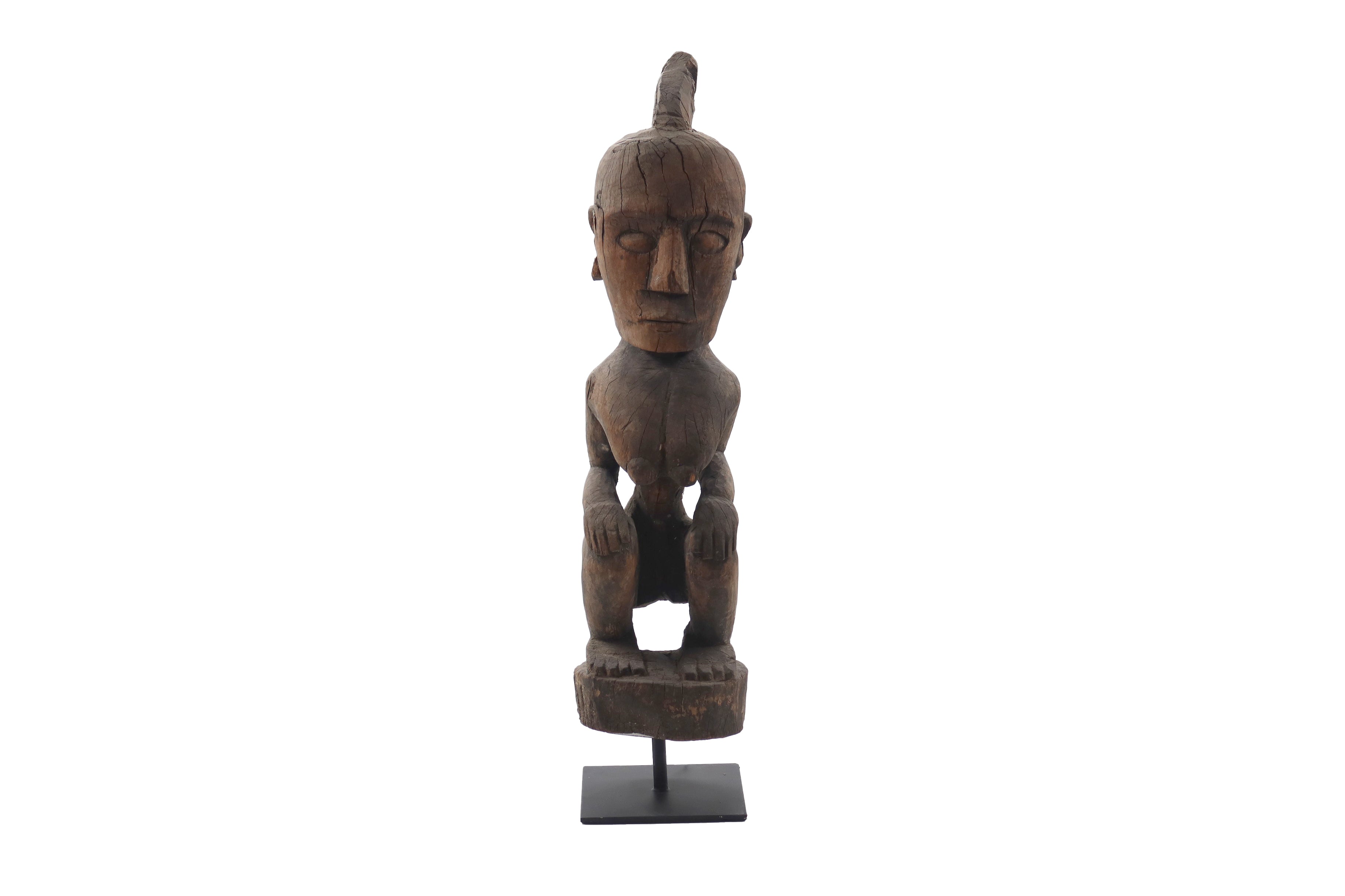 Statue Borneo Antique Wood Man/Lady