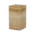 Onyx Hollow Stool Honed Finish