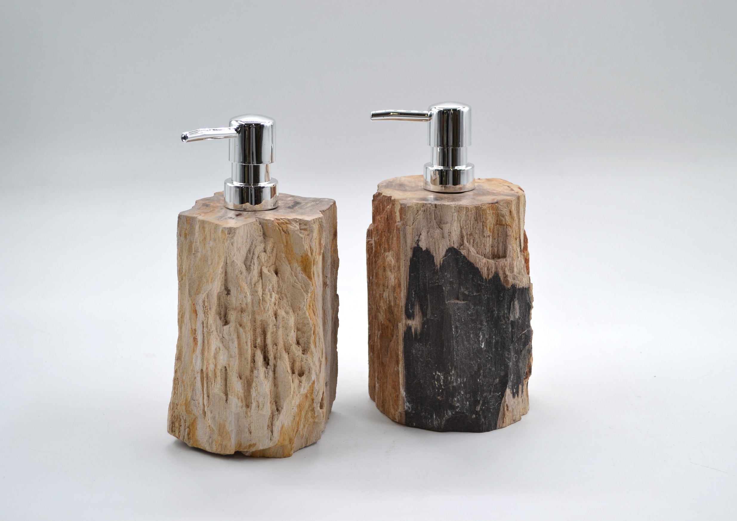 Petrified Wood Soap Dispenser