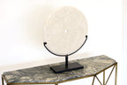 Ring Marble White on stand