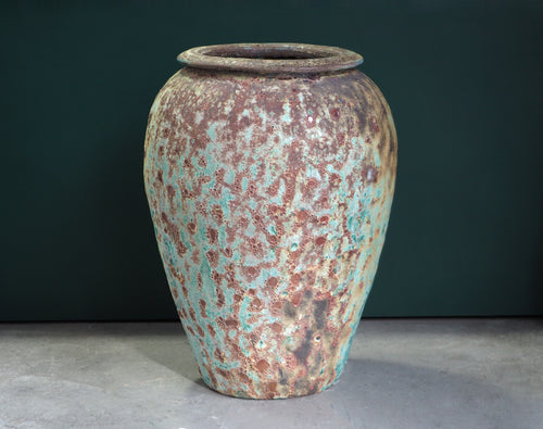 Atlantis Glaze Pot Green/Brown