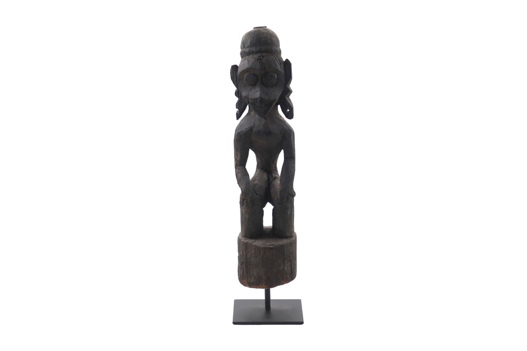 Statue Borneo Antique Wood Man/Lady
