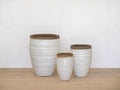Pot White Rings