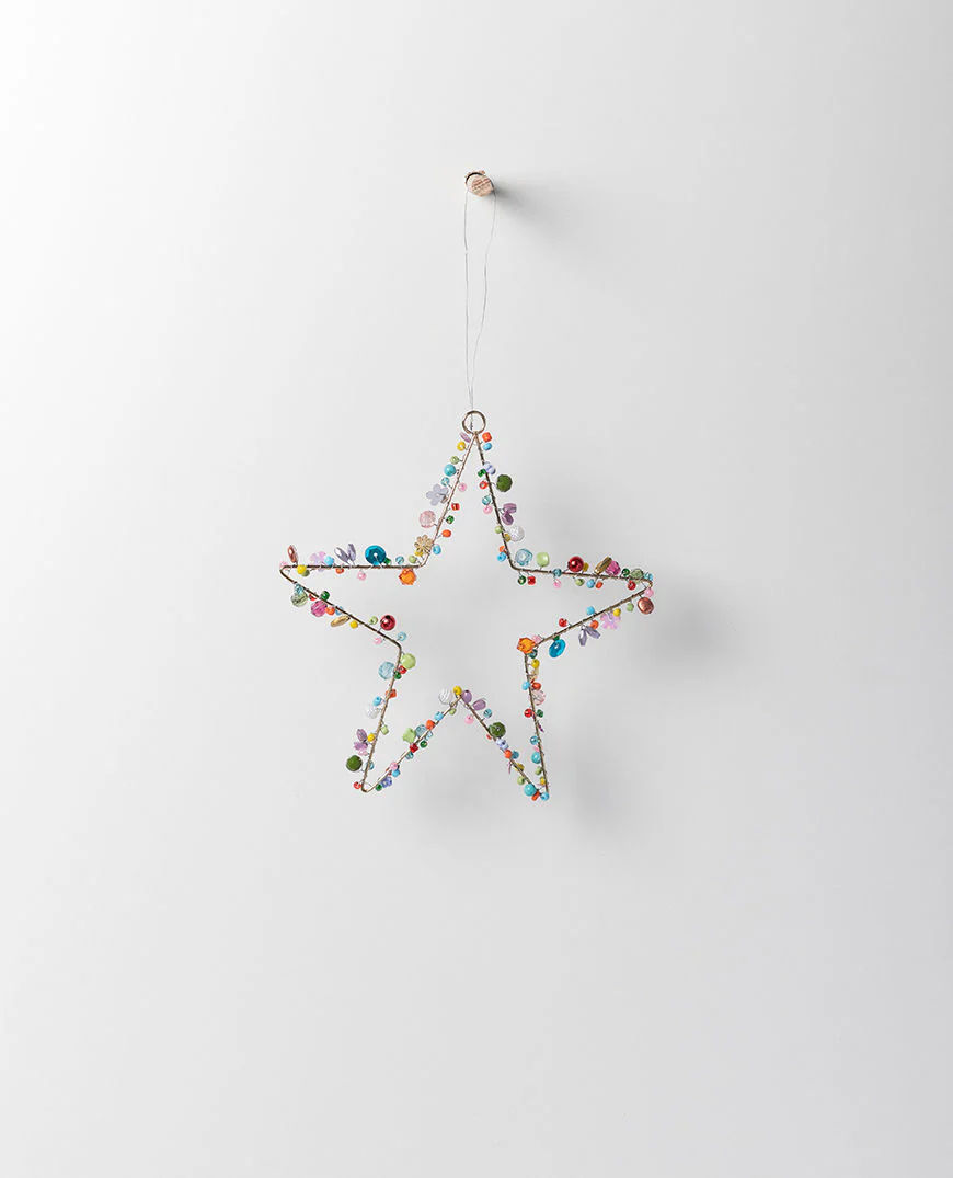Carousel Beaded Star