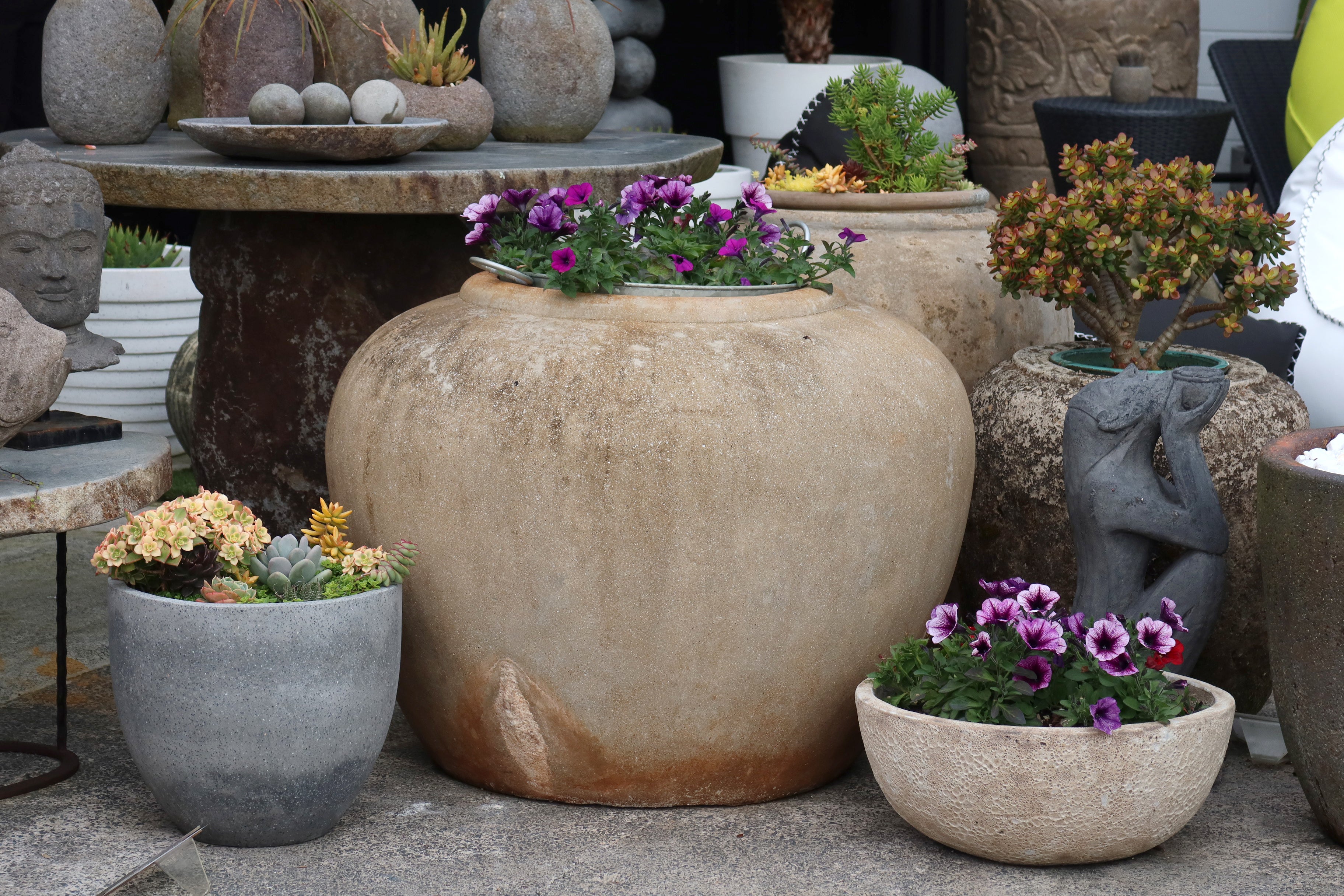 Pot Earthen Natural 950mm