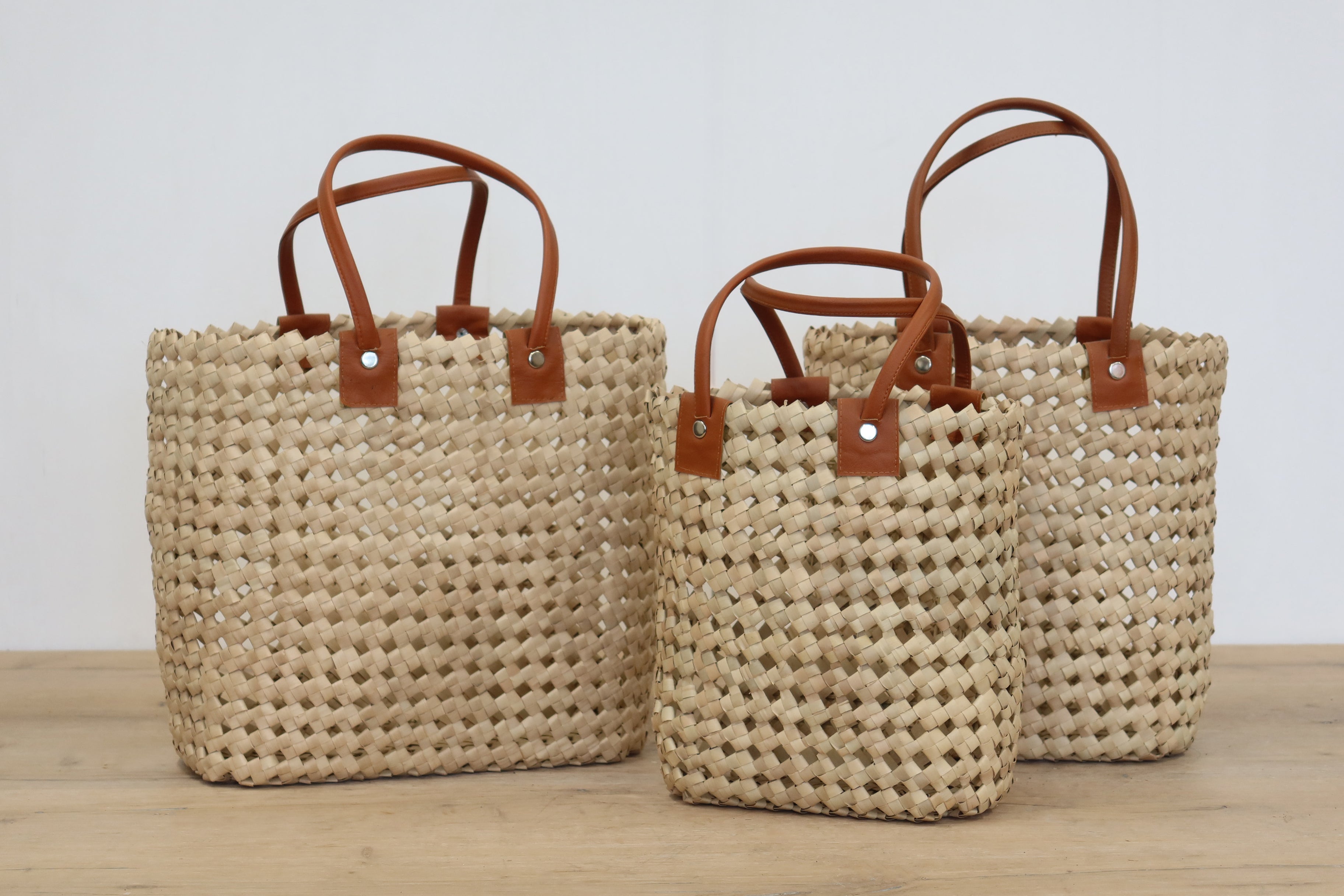 Handbag Woven Natural