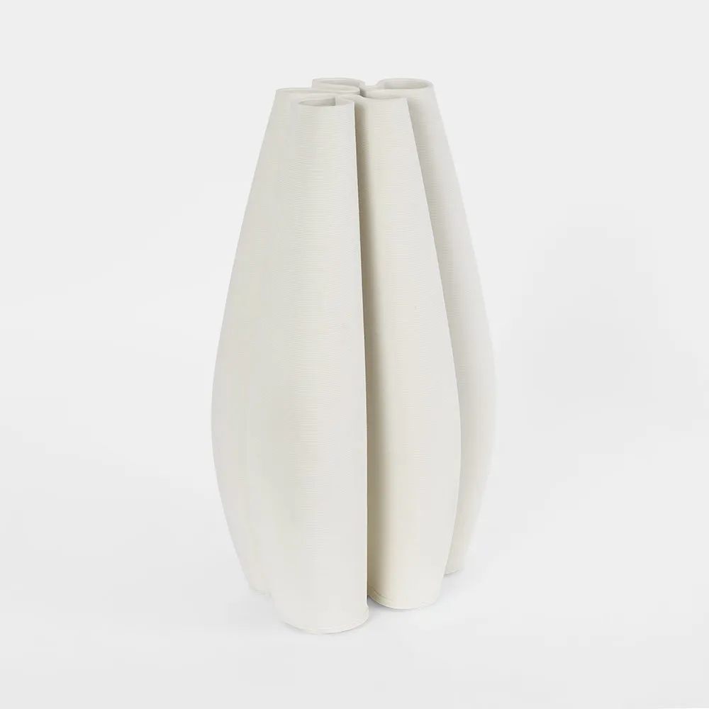 Vase Gatta 3D White Large