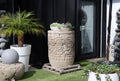 POT CARVED 1000
