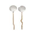 Dante Brass & Steel Salad Servers