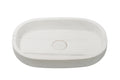 White Dolomite Honed Oval Basin