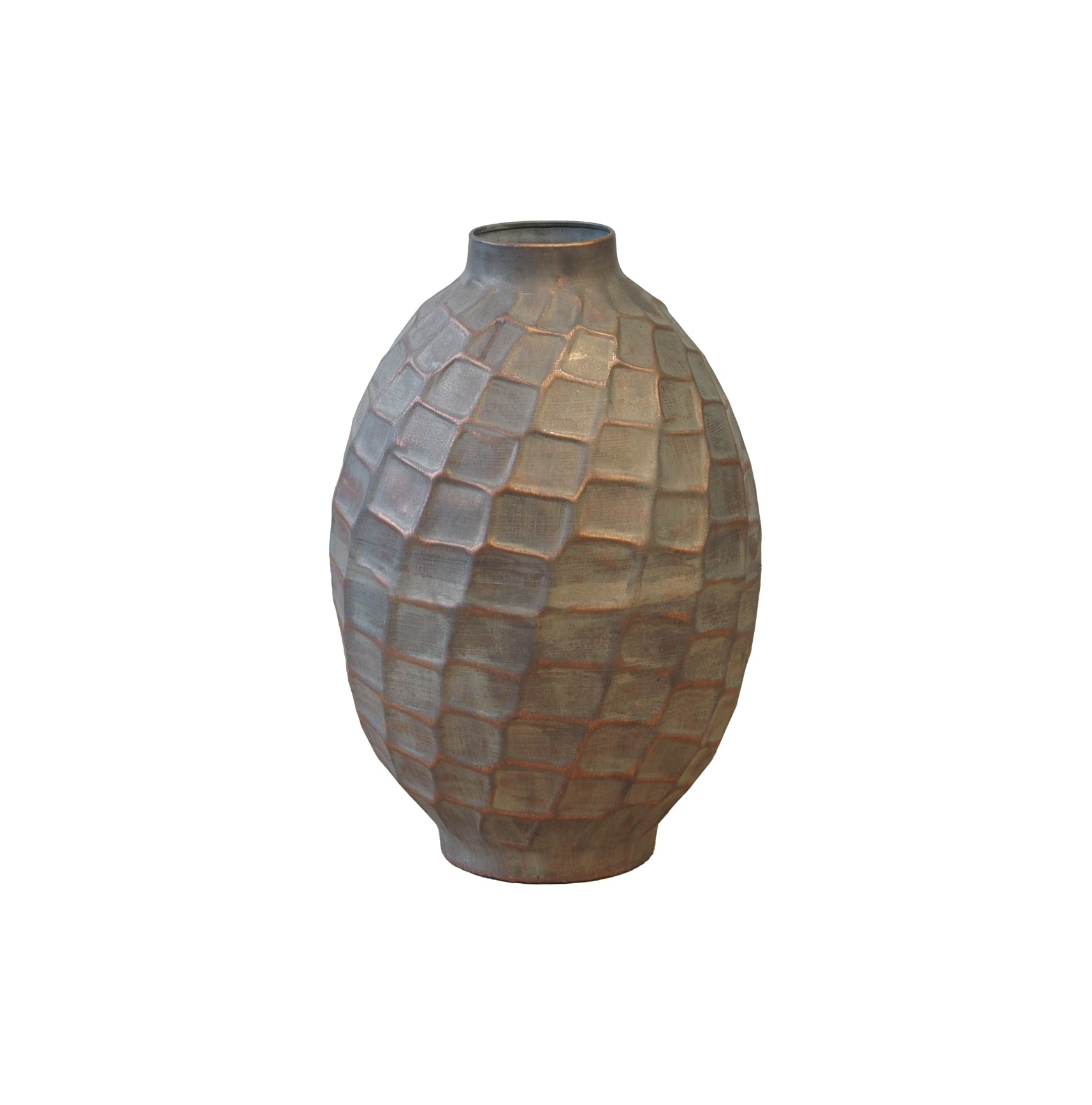 Vase Inga Distressed Iron Large