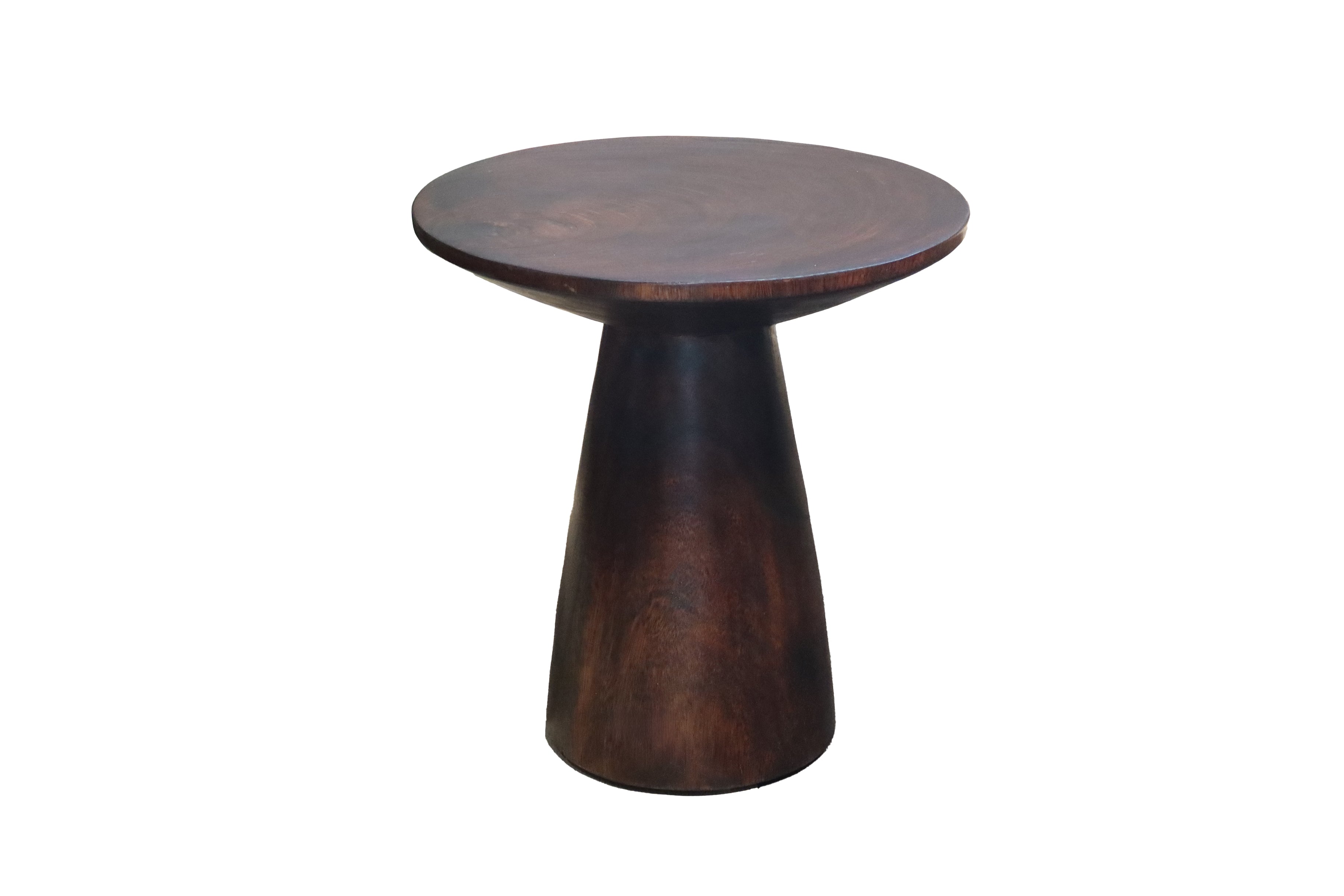 Funky Stump Espresso-Stained Pedestal