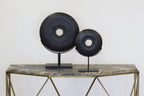 Ring Black Stone on Stand