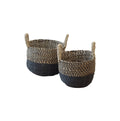 Basket Black & Natural