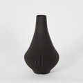 Vase Verne 3D Black Small