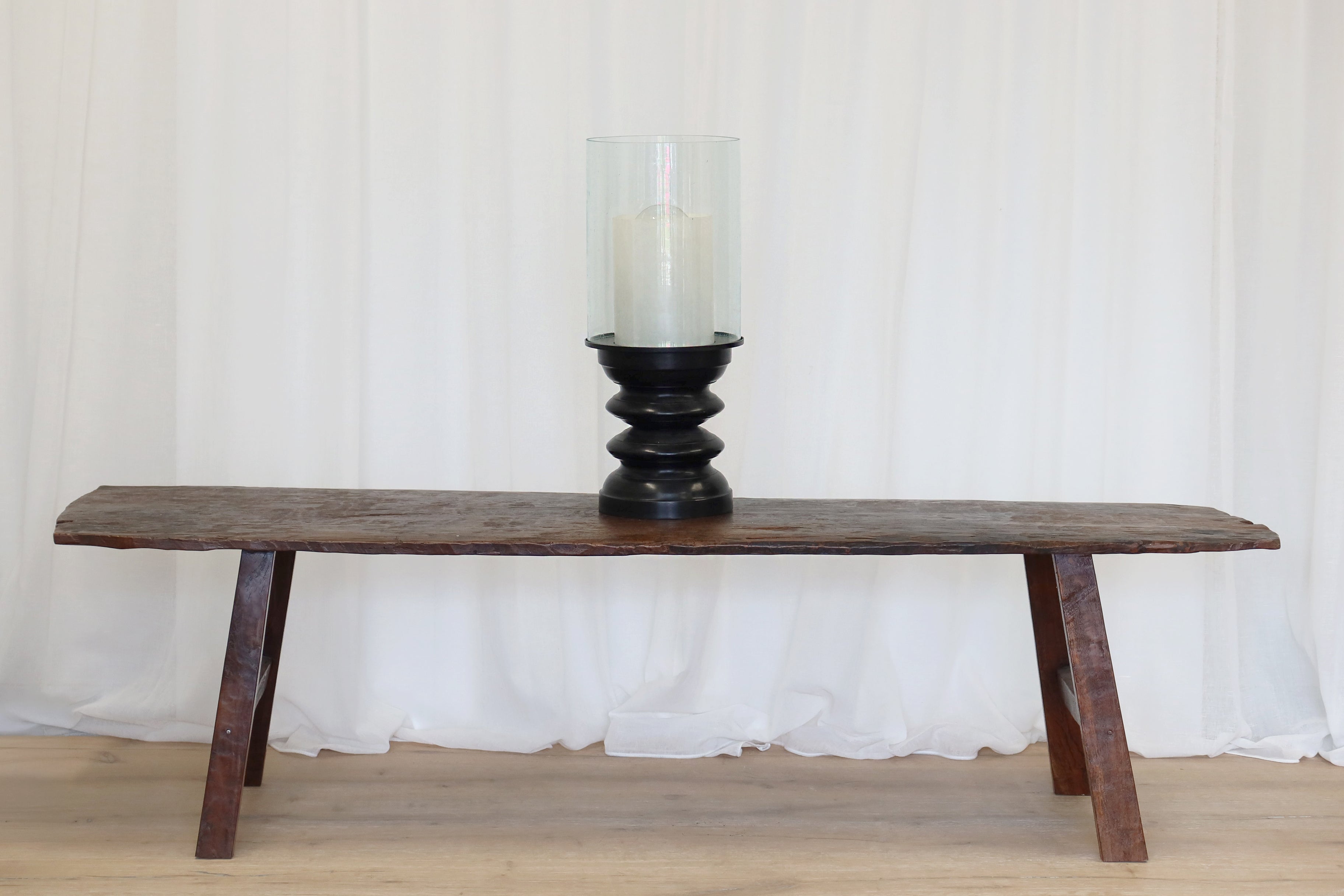 Lamp brass with Glass Shade (electric)