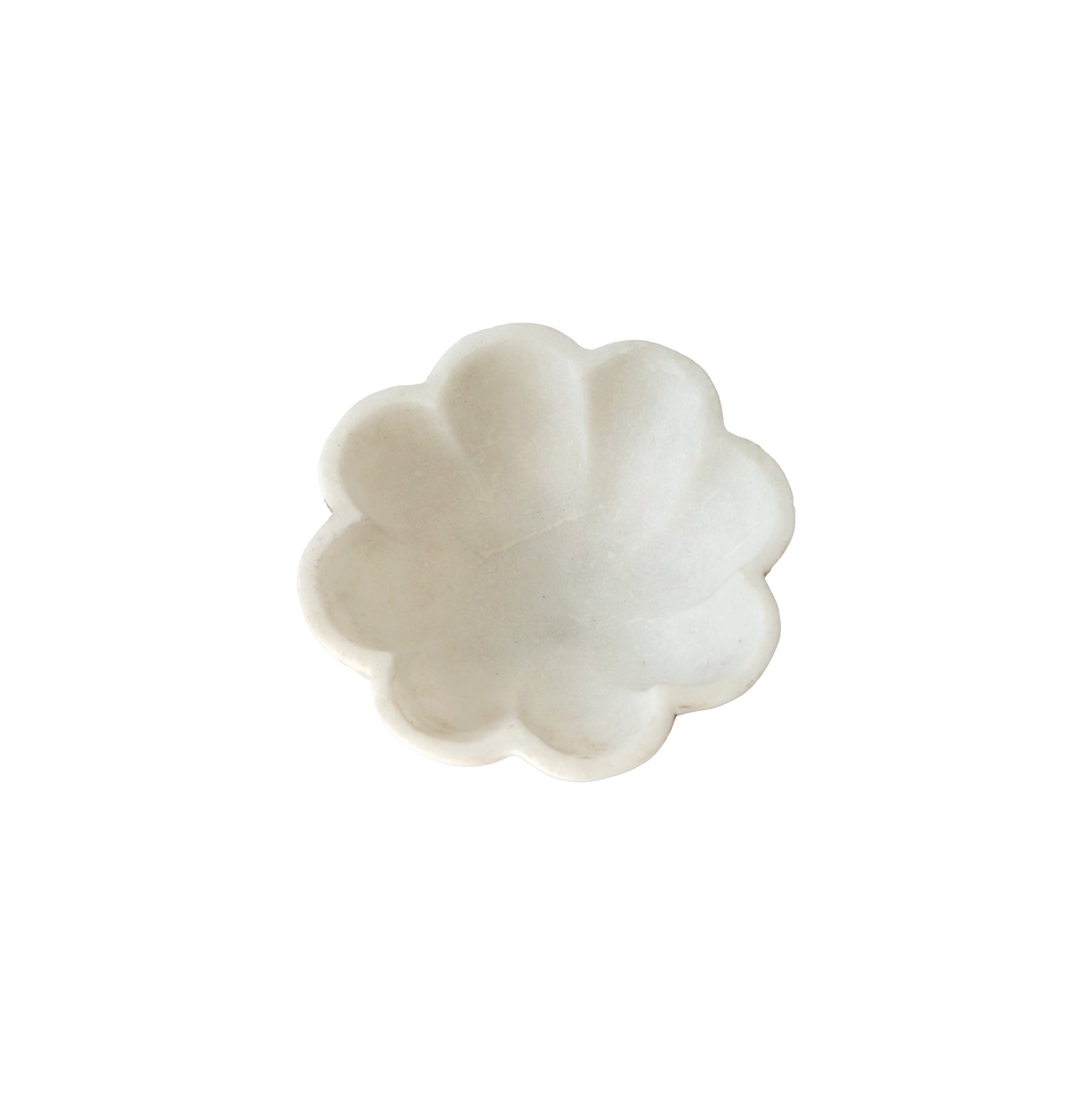Indian Marble Flower Bowl