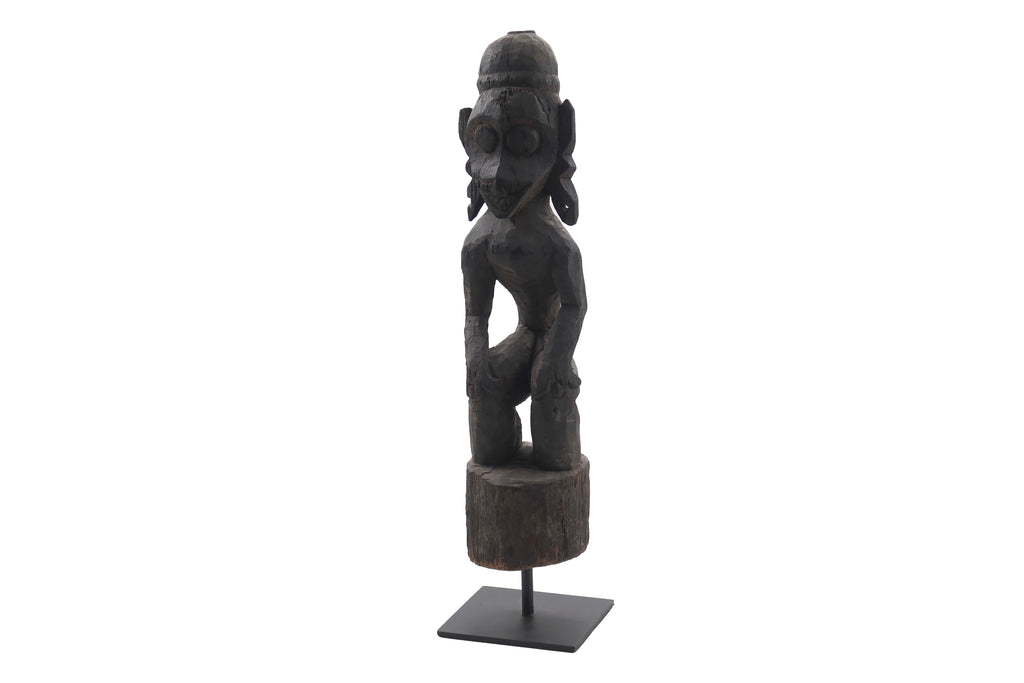 Statue Borneo Antique Wood Man/Lady