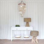 Lamp Hanging White Shell