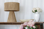 Lamp Rattan Shade & Base