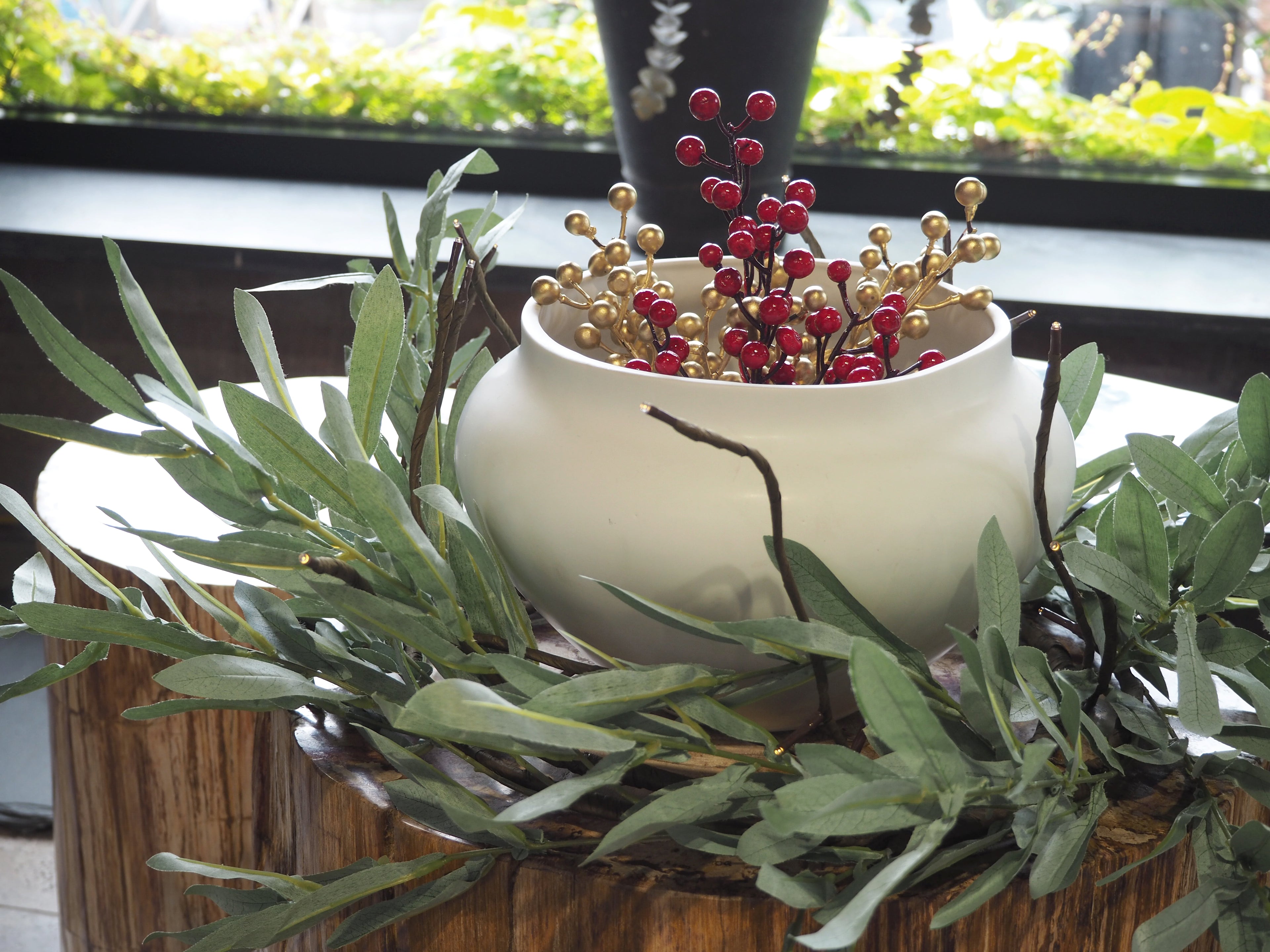 Eucalyptus LED Wreath