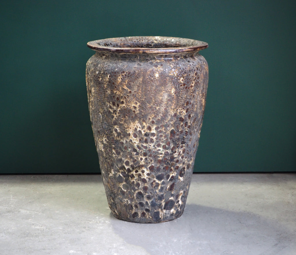 Atlantis Glaze Pot Blue/Brown