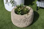 Pot Carved Greenstone Small