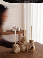 Onyx Rustic Candle Holder 300mm