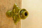 Candle Holder Glazed Green 300mm