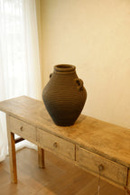 Pot Ribbed Black