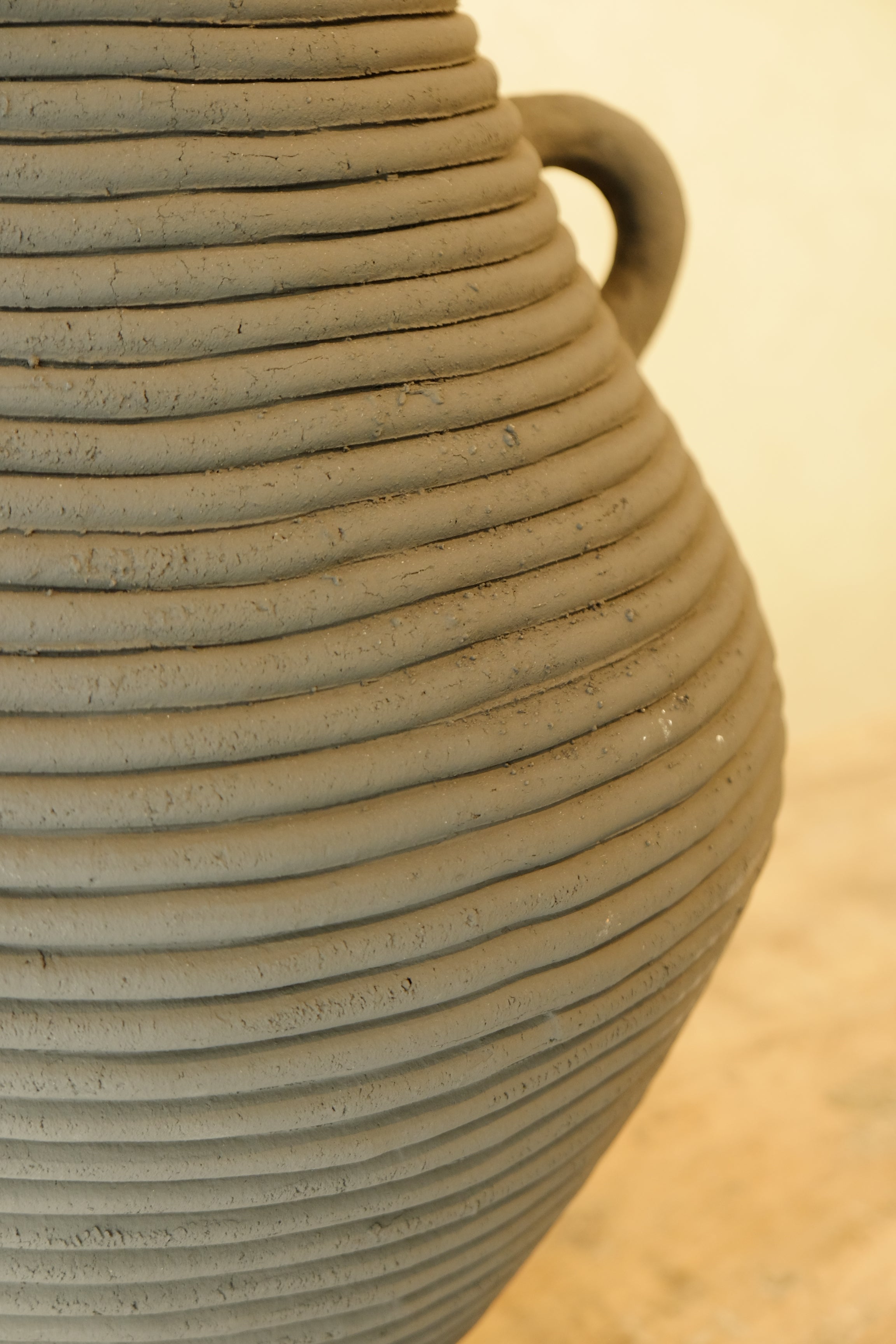 Pot Ribbed Black