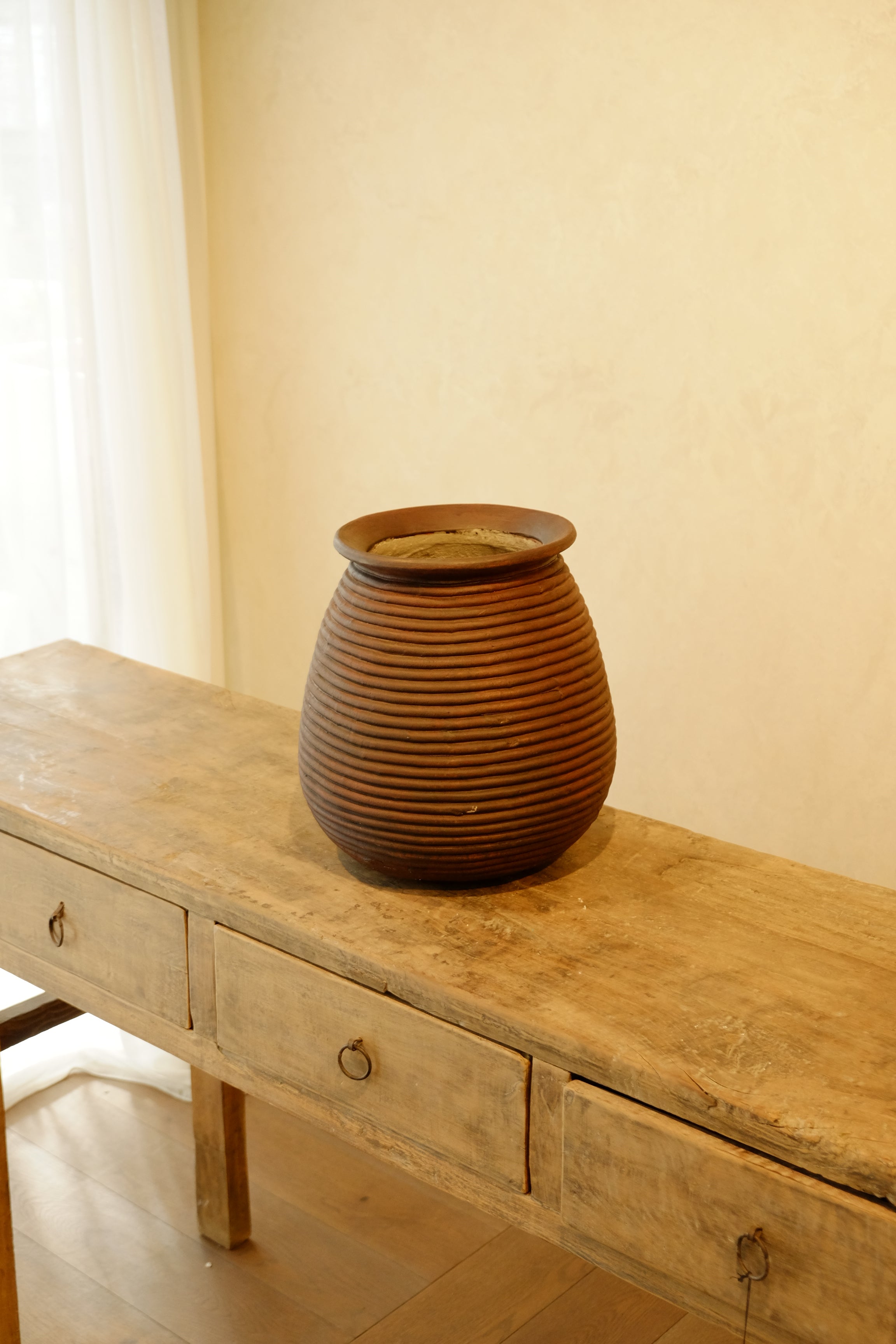 Pot Earthen 300mm Brown