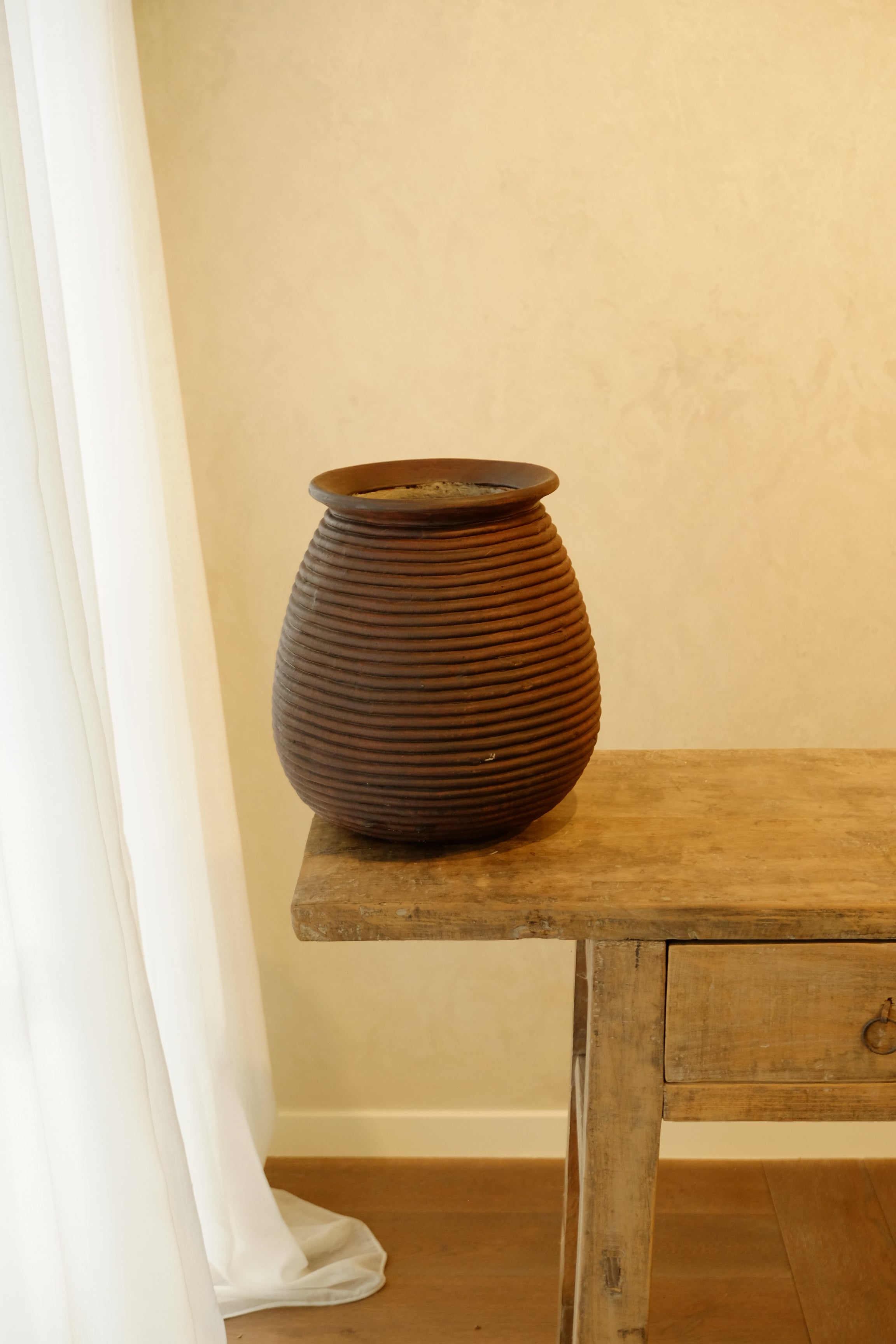 Pot Earthen 300mm Brown