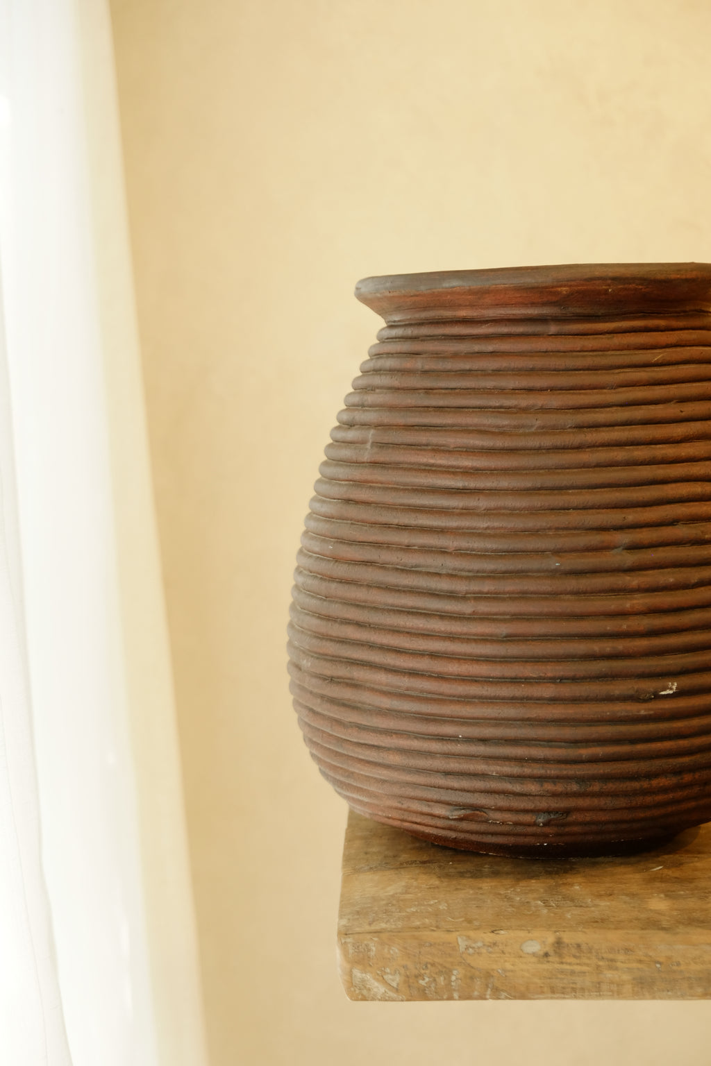 Pot Earthen 300mm Brown