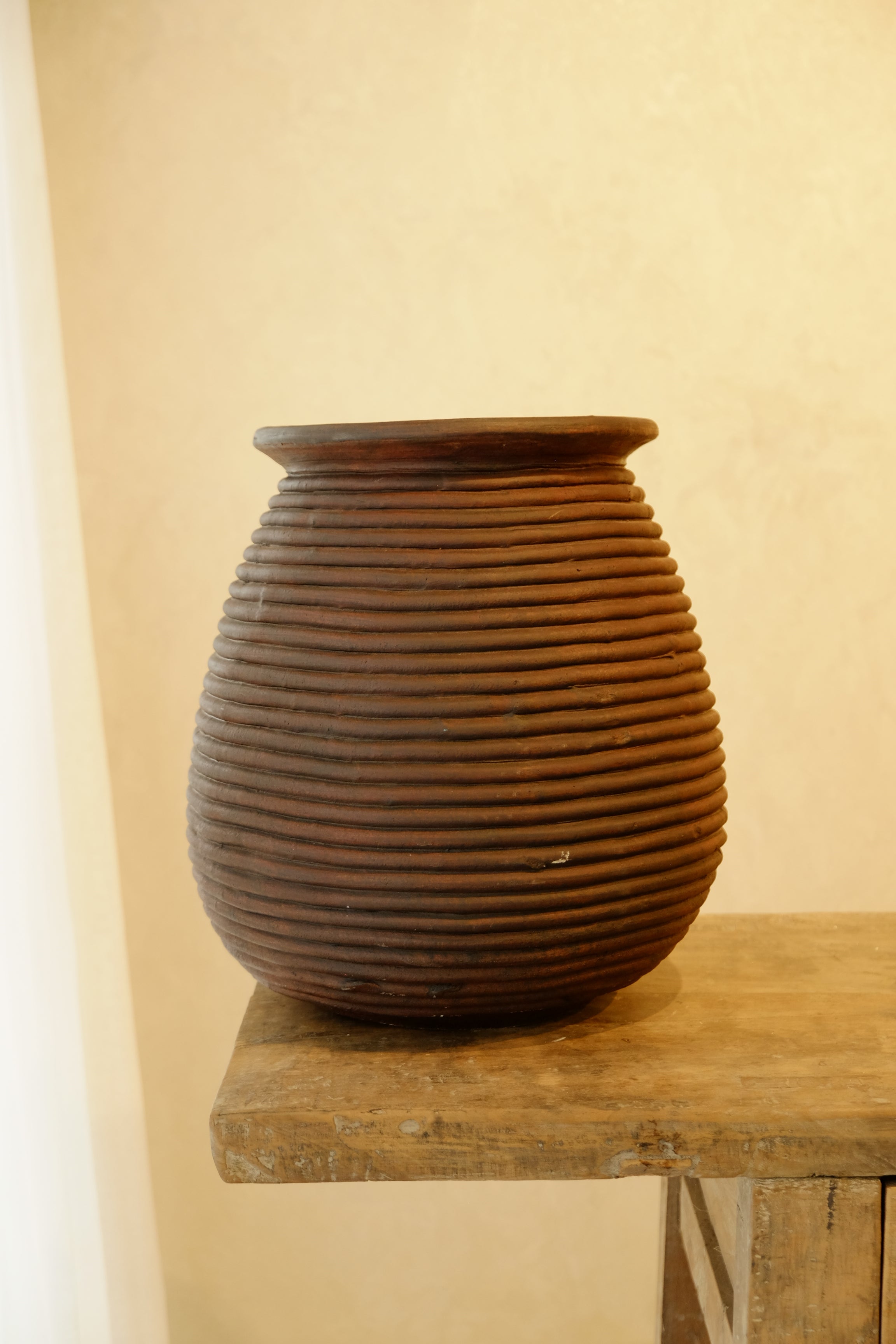Pot Earthen 300mm Brown